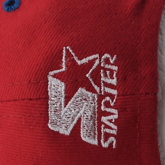 Starter| Vintage Blue and Red Montreal Canadians Sports Cap Green Brim - Picture 7 of 13